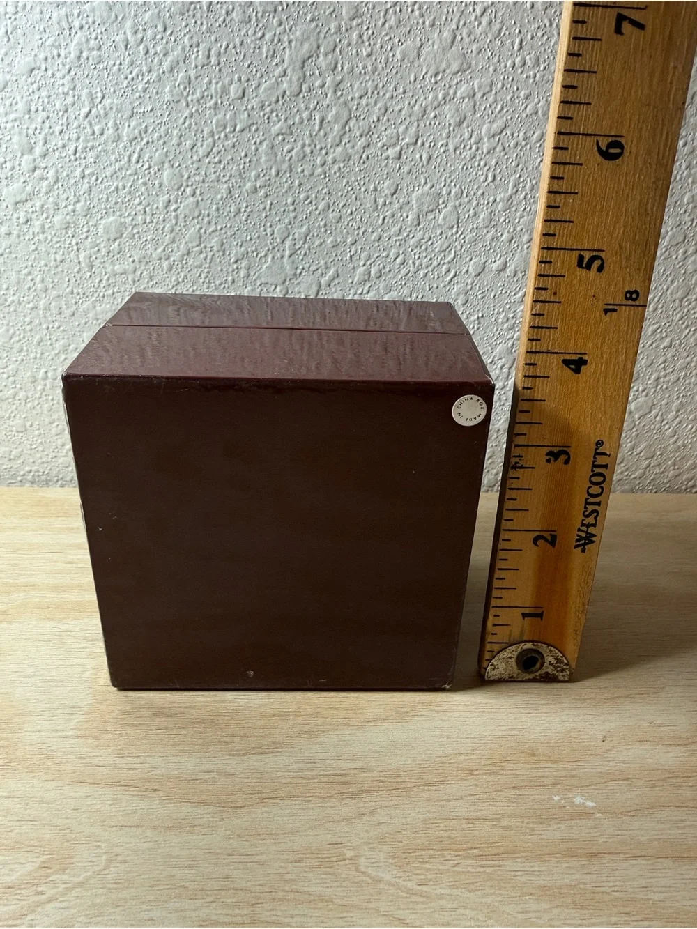 Coach Watches gift Box in Brown hinged display case